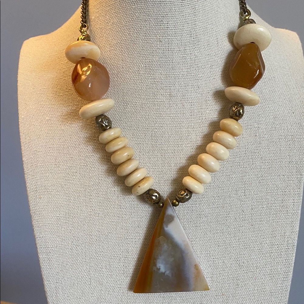 Vintage Agate Necklace